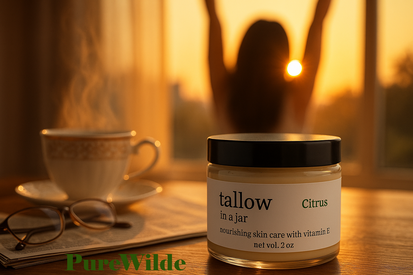 PureWilde- tallow in a jar