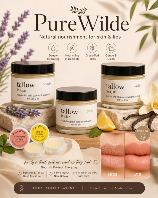 PureWilde Holiday Indulgence Gift Set | Lavender + Citrus (40% off at checkout!!!)