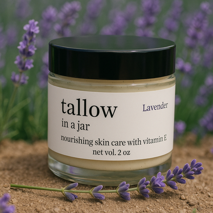 tallow in a jar